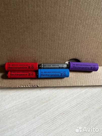 Аккумуляторы 77 шт aa aaa