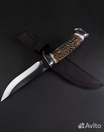 Нож охотничий Тигр с ножнами. Отличное качество