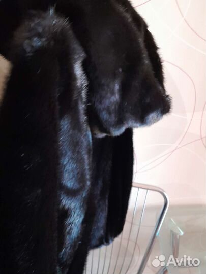 Шуба норковая с капюшоном 46 48 размер