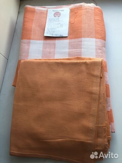 Комплект столового белья лен и хлопок
