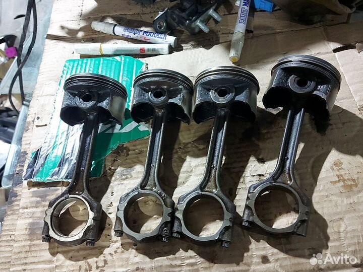 Поршень шатун Mitsubishi Lancer 10 Х 1.5 4A91