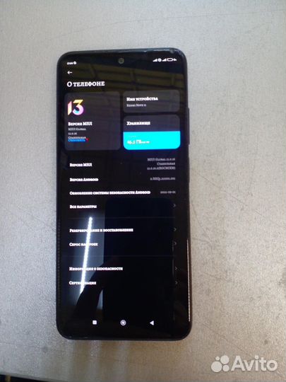 Xiaomi redmi note 11 4/128 гб