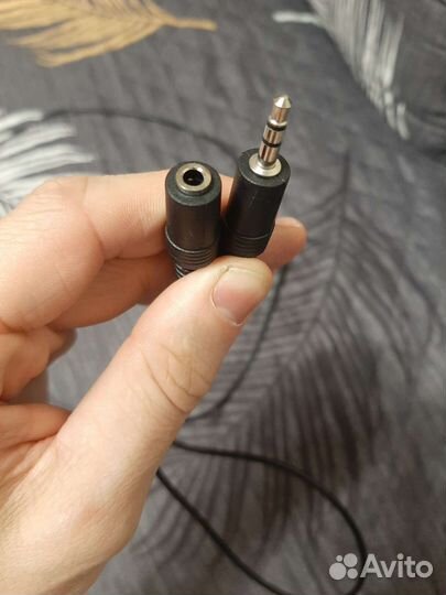 Удлинитель аудио кабеля Jack 3.5