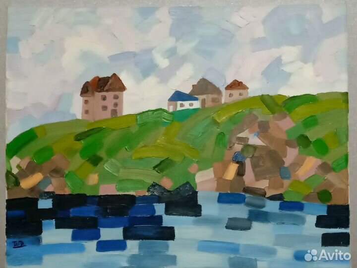 Картина холст масло 