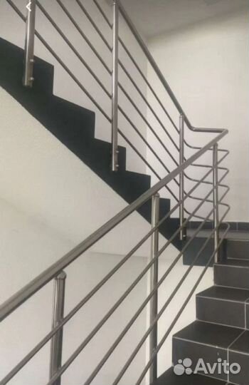 Установка перил из нержавейки