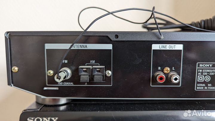 Тюнер Sony ST-SE500. Пломба