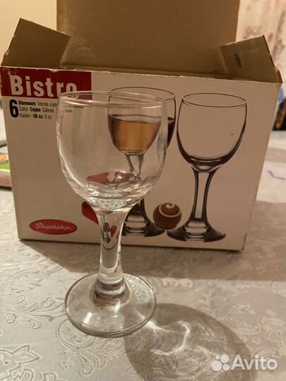 Бокалы новые 6 штук