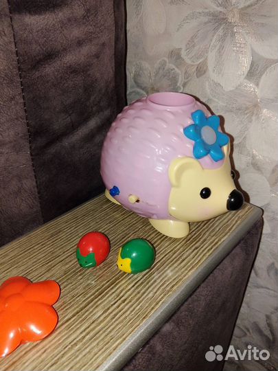Игрушка ёжиха с ежатами