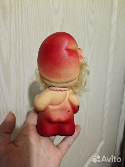 Резиновая игрушка СССР гном