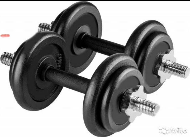 Гантель 20 кг, гартель ноблрная, диски для гантели