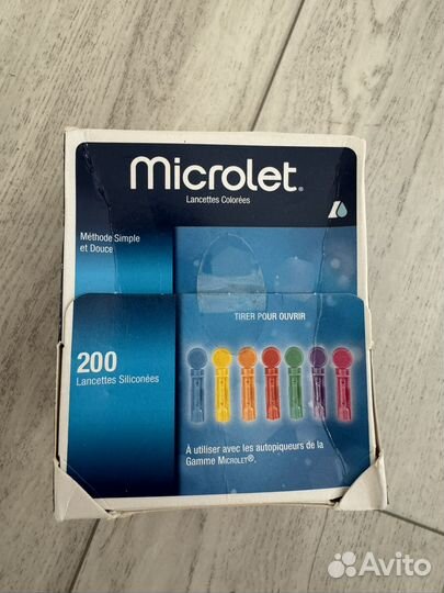 Ланцеты микролет устройсто для прокалывание пальца