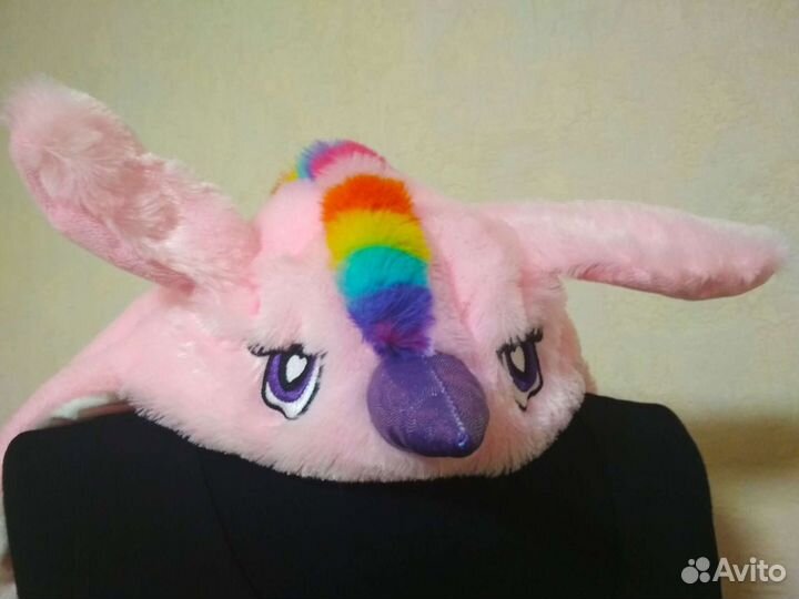 Шапочка Единорог с подвижными ушками