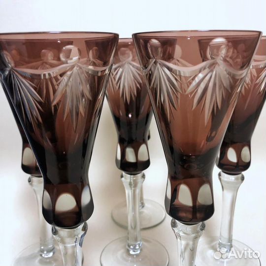 Фужеры (Рюмки) хрустальные времен СССР
