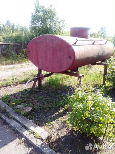 Бочка для воды на дачу