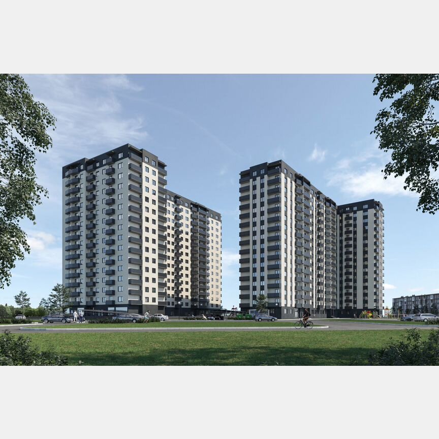 1-к. квартира, 43,4 м², 11/16 эт.