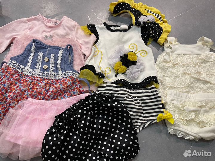 Вещи пакетом на девочку 74