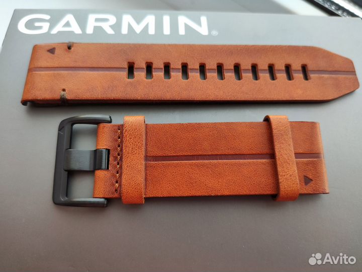 Ремешок Garmin 26 мм кожа оригинальный