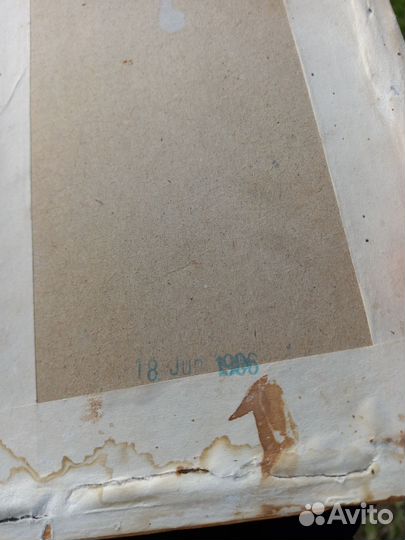 Картина с сухими цветами 1986 года СССР