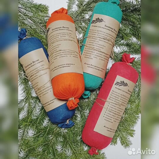 Массажный валик хвойный для спины