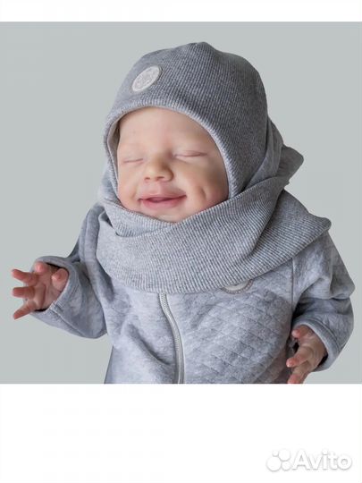 Комплект шапка и снуд