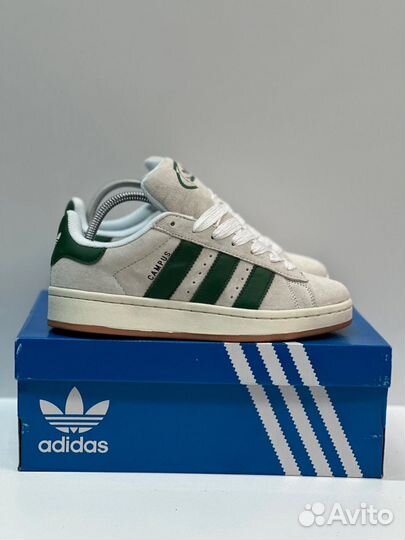 Кроссовки Adidas Campus 00s beige green