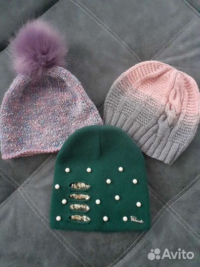 Шапка ручная работа и трикотаж