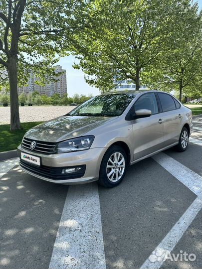 Volkswagen Polo 1.6 AT, 2017, 110 000 км