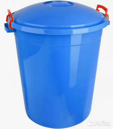 Бак бочка пластиковая с крышкой 70 литров