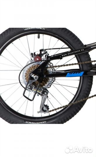 Велосипед novatrack shark 6.D 20 чёрный