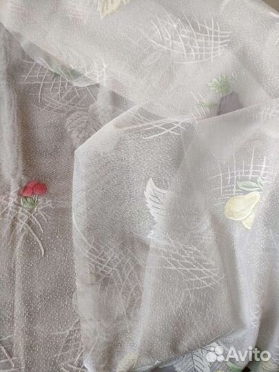 Тюль жаккард с рисунком (Турция)