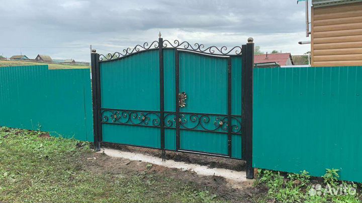 Ворота кованые распашные