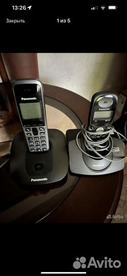 Panasonic 2 радиотелефона