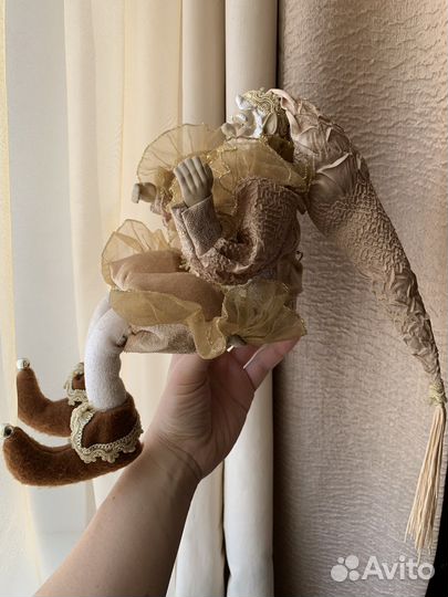 Дизайнерская кукла Рождественский эльф музыкальный