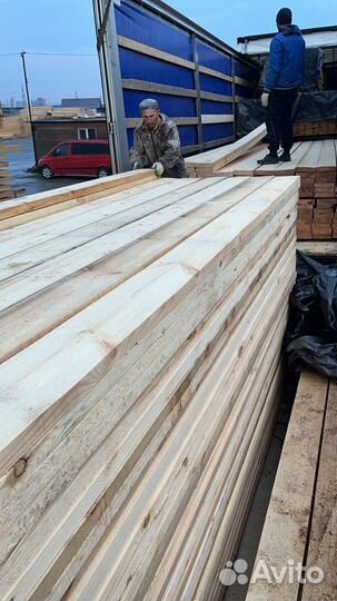 Доска обрезная, сорт 1, т/у