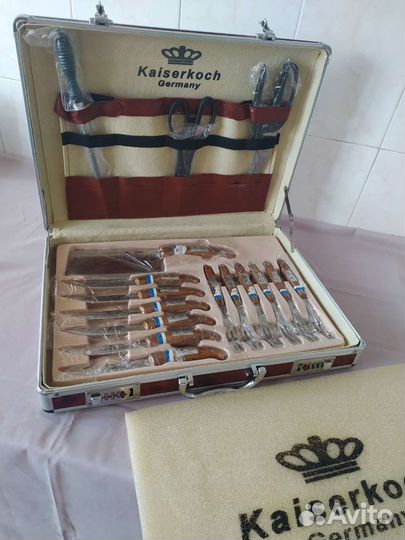 Набор для стейков 6 персон новый