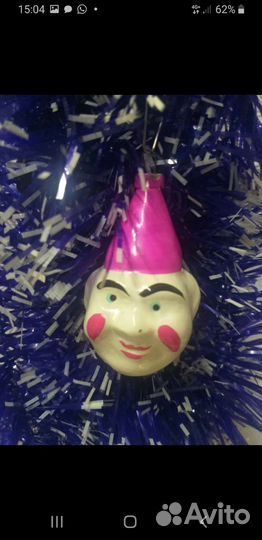 Елочные игрушки СССР