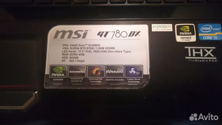 MSI GT780DX