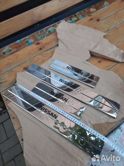 Хромированные накладки на пороги