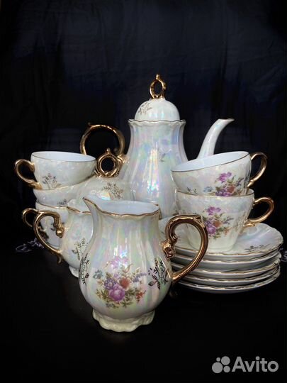 Сервиз кофейный, фарфор пр. Япония