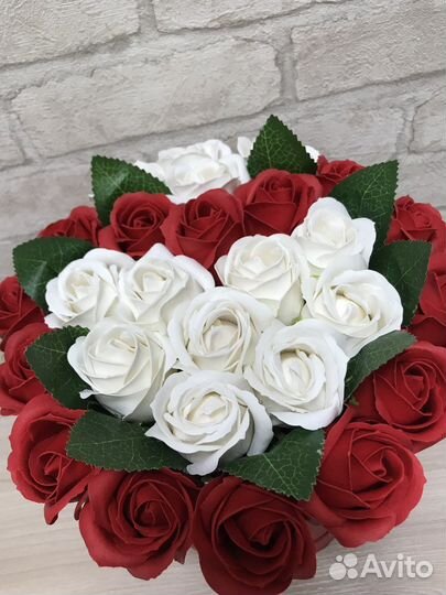 Подарок на 14 февраля, мыльные розы