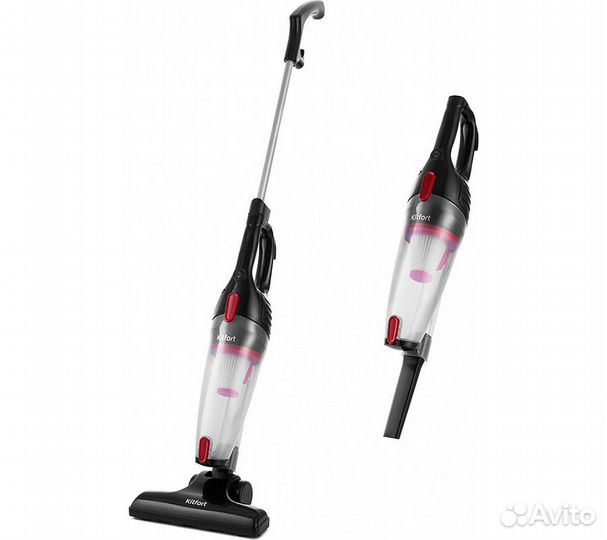 Вертикальный пылесос кт-597-1 черный