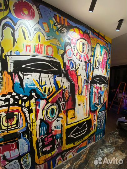 Роспись стен аэрография, граффити