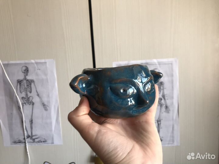 Горшок керамика ручная работа