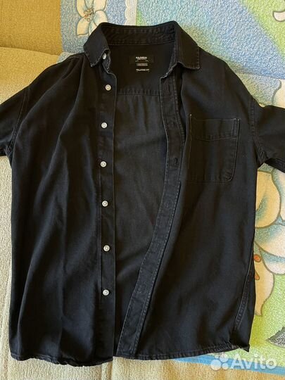 Джинсовая рубашка Pull&Bear