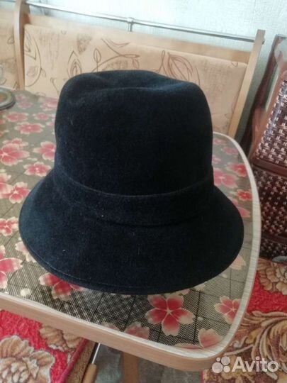 Шляпа женская черная