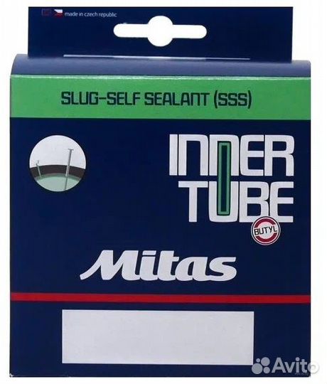 Камера для велосипеда 27,5х1,75/2,45 AV40 Self-Sea