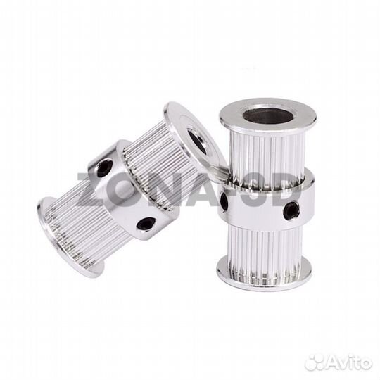 Двойной синхронный шкив 2GT-6 GT2-6 D5 мм; 20 зуб