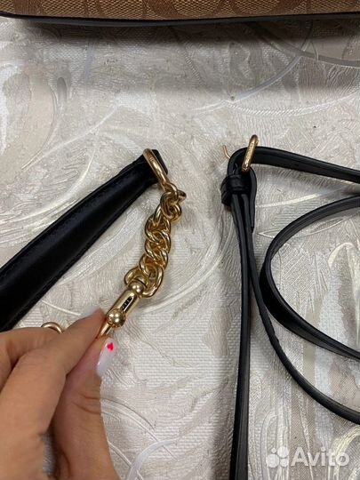 Сумка Coach кожаная