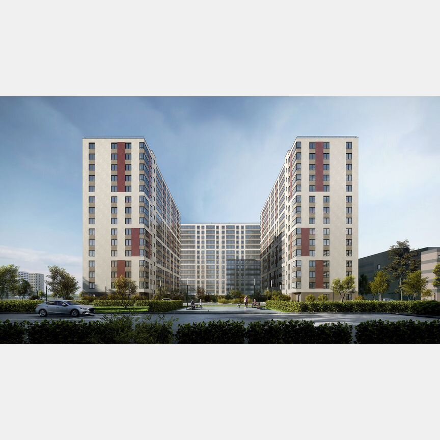 Квартира-студия, 28,8 м², 5/16 эт.