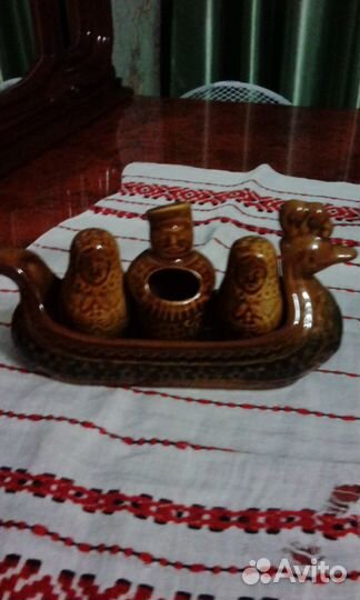 Продаю керамический набор для специй ладью